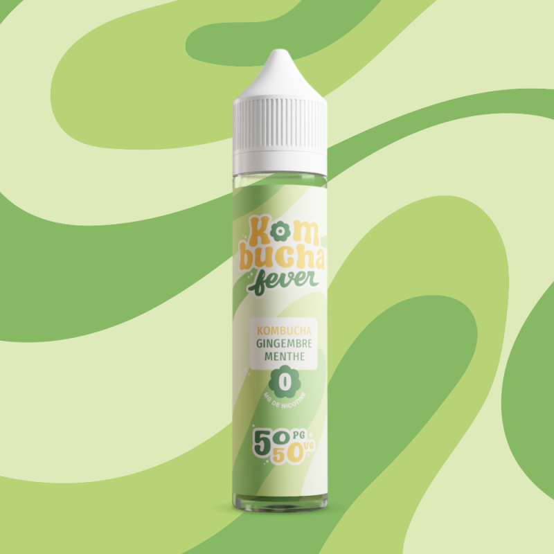 Kombucha Gingembre Menthe 50ml - Kombucha Fever